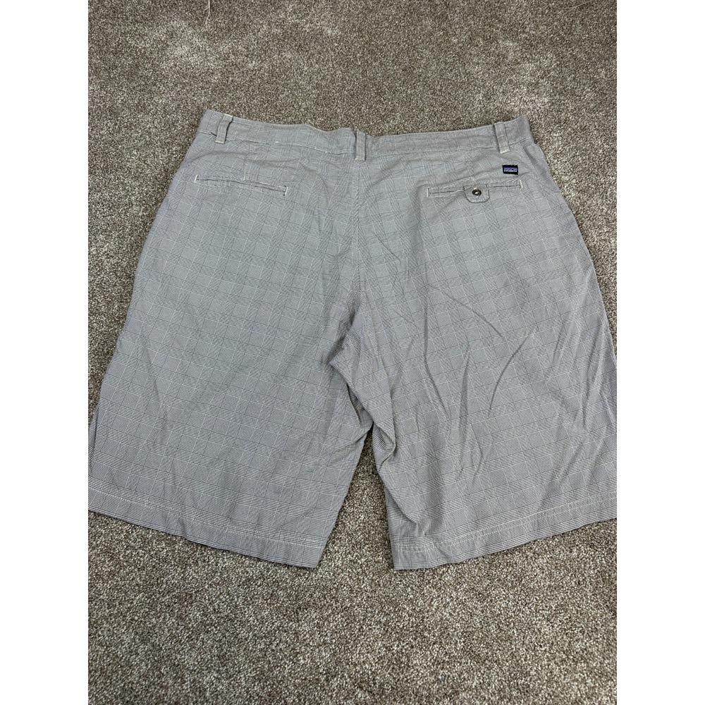 Patagonia Shorts Men's Size 40 ~ 12" Inseam Stretch Pockets Houndstooth Print - Picture 13 of 13